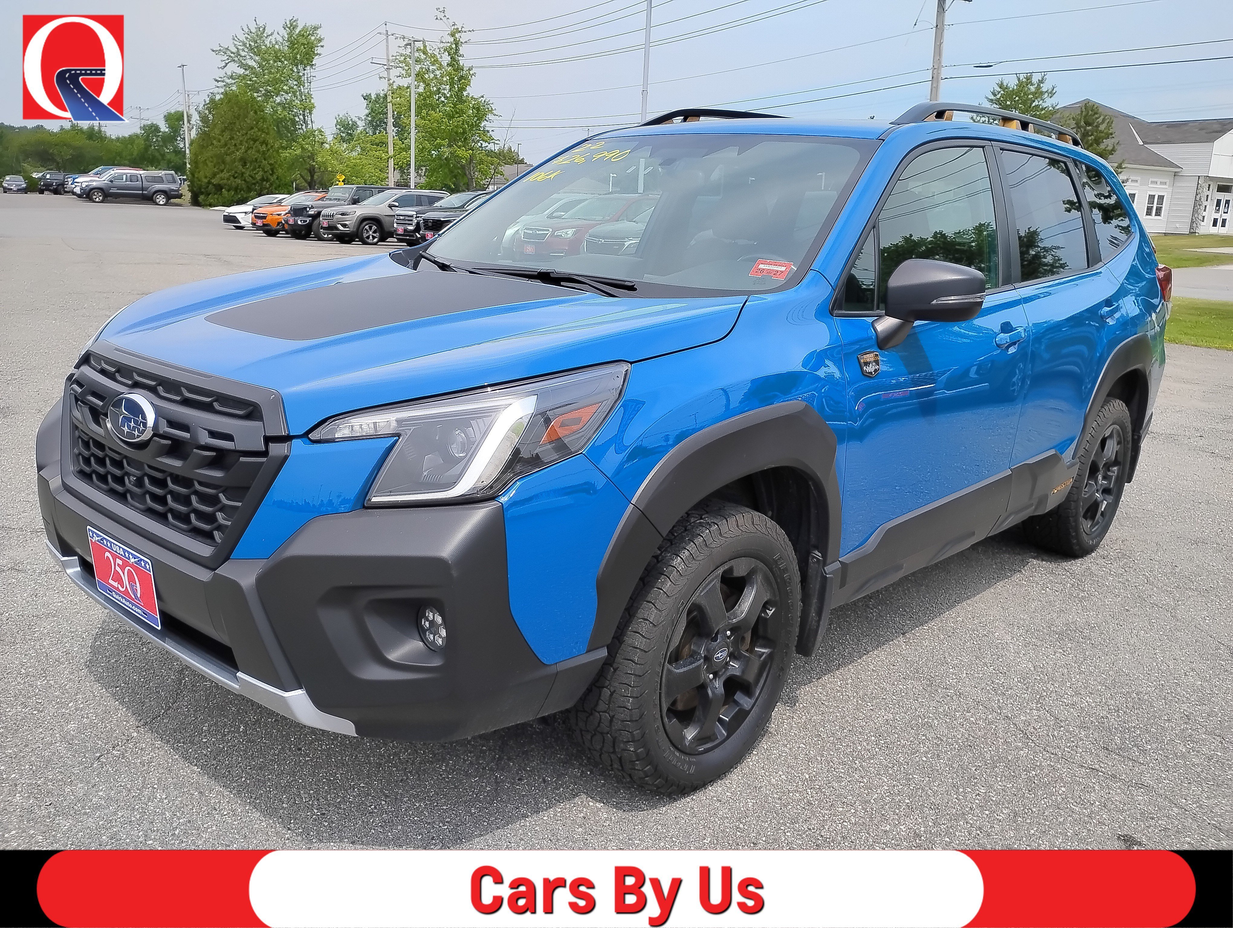 Used 2022 Geyser Blue Subaru Wilderness image 1