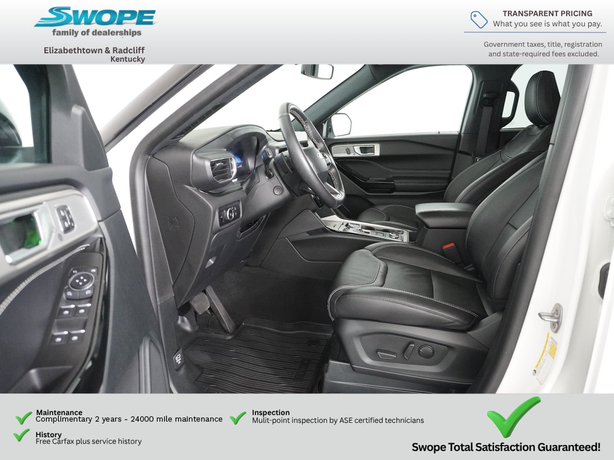 Used 2023 Star White Metallic Tri-Coat Ford ST image 14