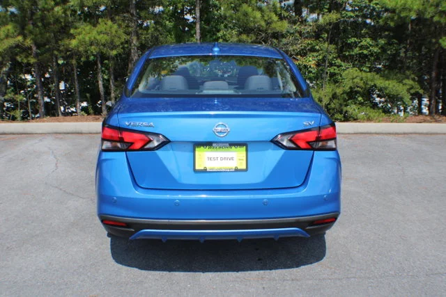 Used 2021 Electric Blue Metallic Nissan SV image 14