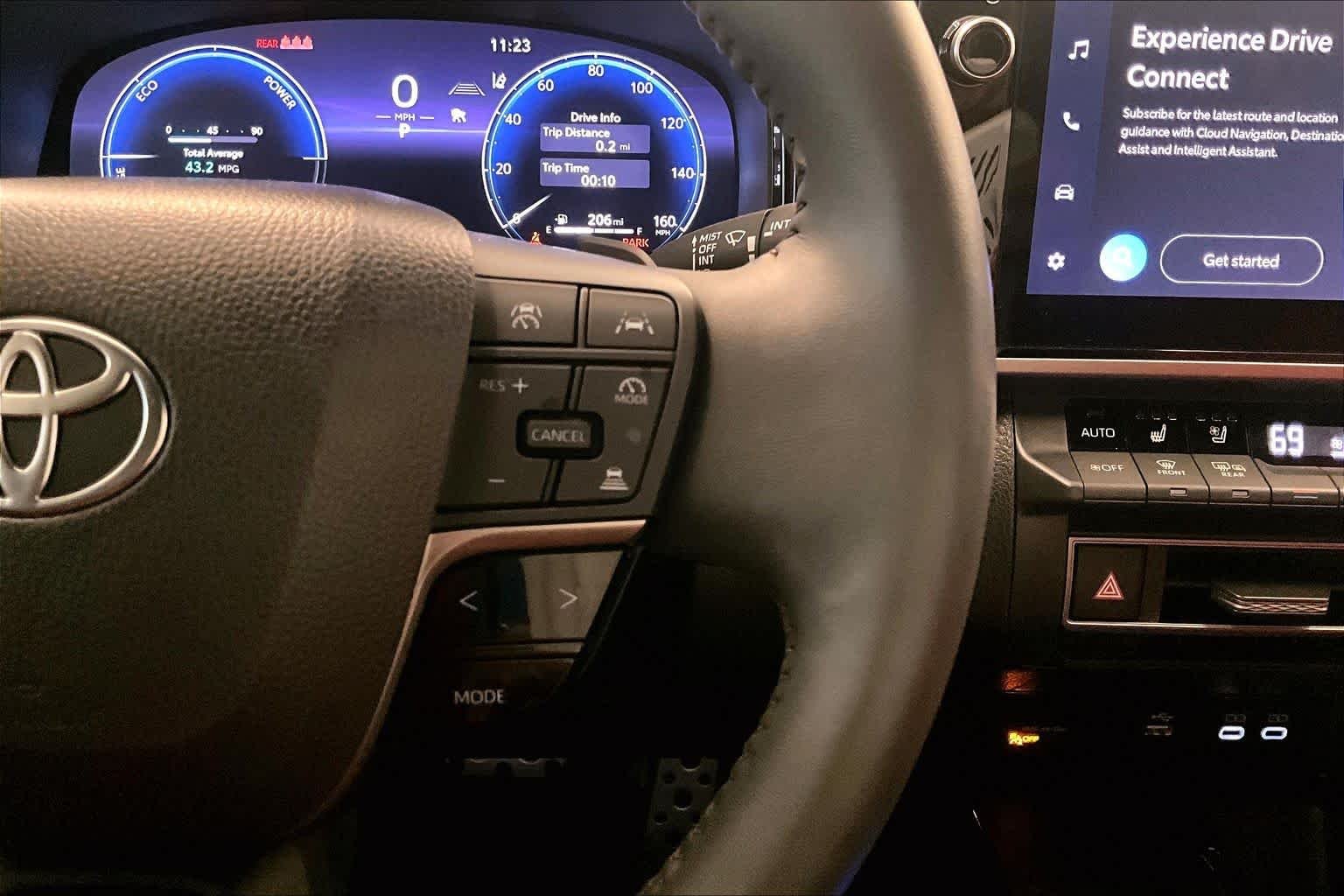 Used 2025 Midnight Black Metallic Toyota XSE image 24