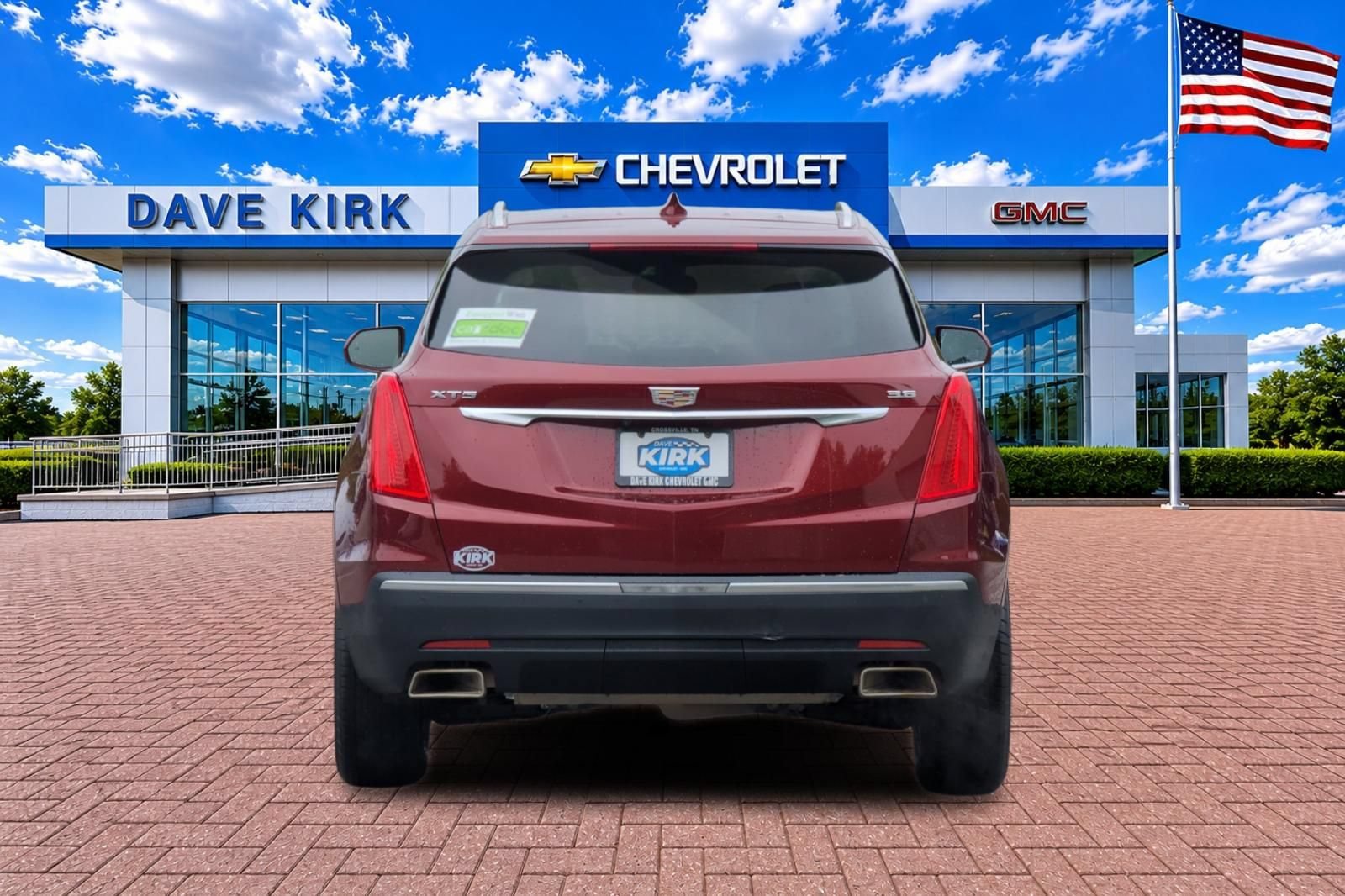 Used 2017 RED PASSION TINTCOAT Cadillac Luxury FWD image 4