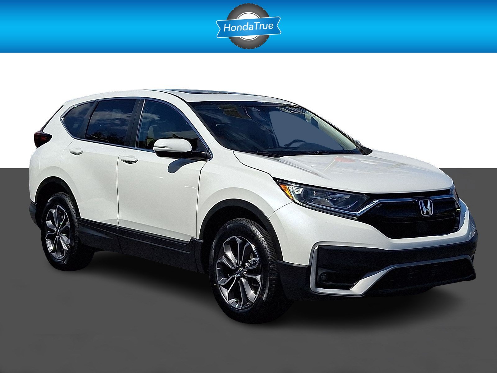 Certified Used 2021 Platinum White Pearl Honda AWD EX-L image 1