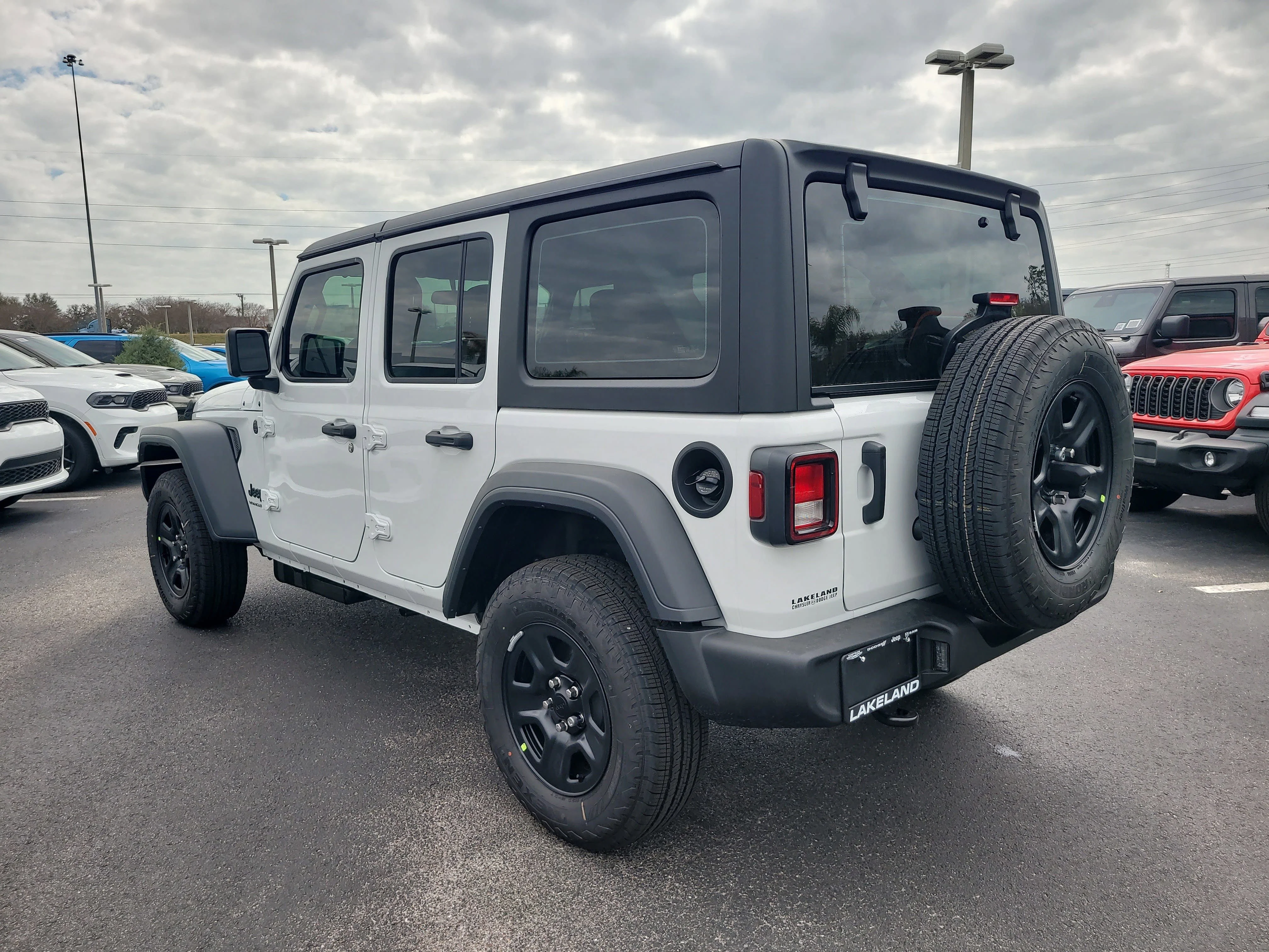 New 2026 Bright White Clearcoat Jeep Sport image 8