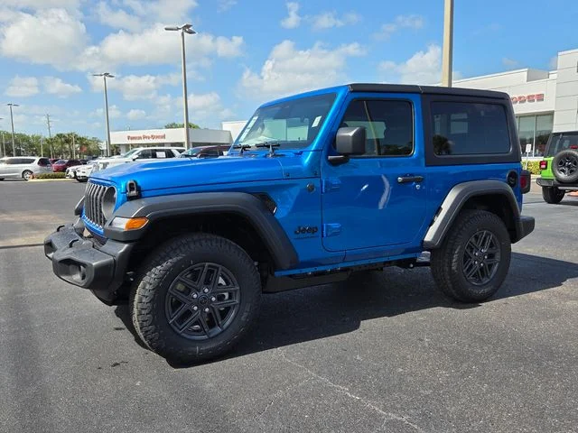 New 2026 Hydro Blue Pearl-Coat Exterior Paint Jeep Sport S image 3