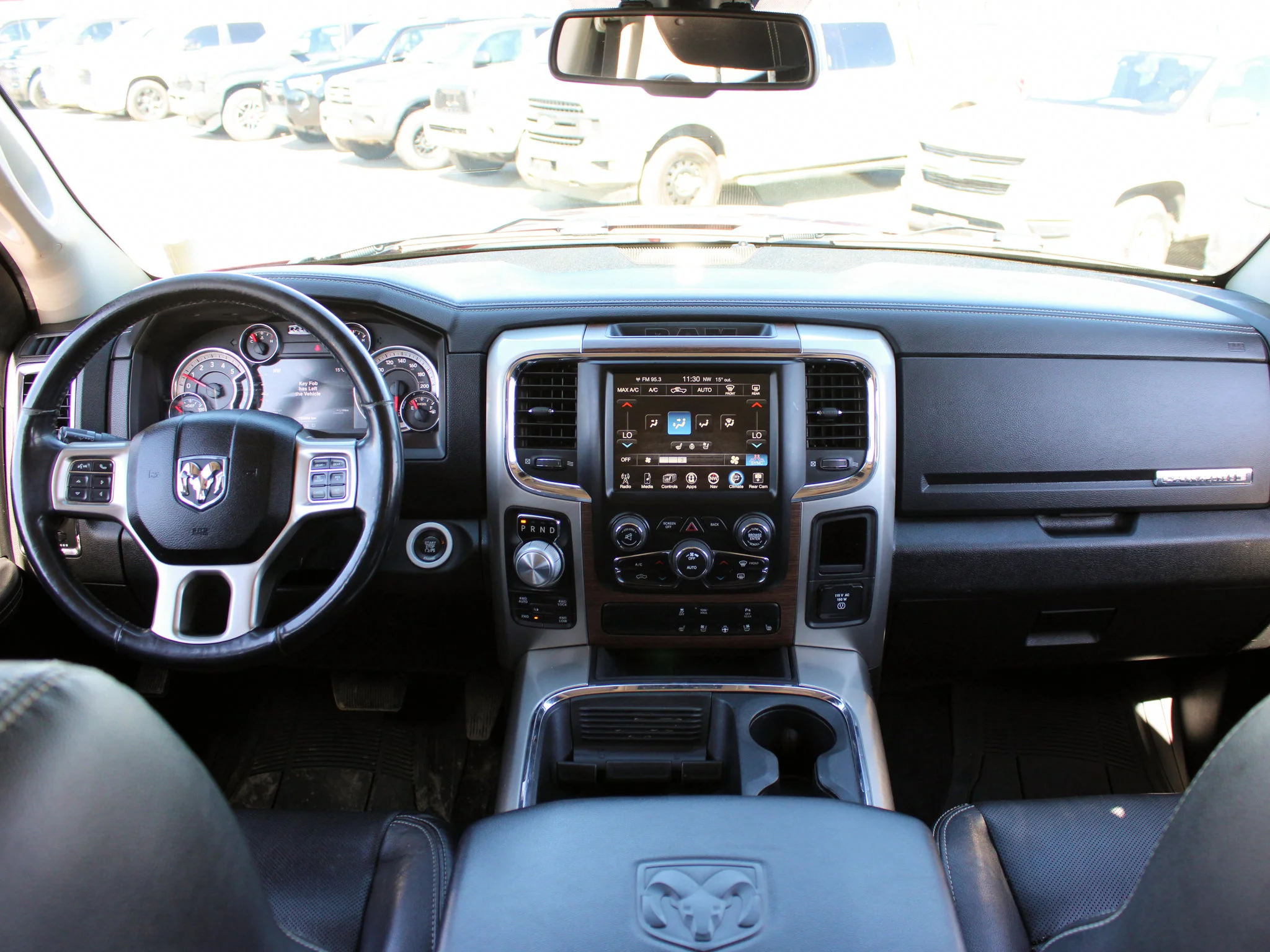 Used 2016 Red RAM Laramie * Mechanic Special | Diesel | Heated/Vented Leather Seats | Canopy | Navigation | Fuel Rims image 3
