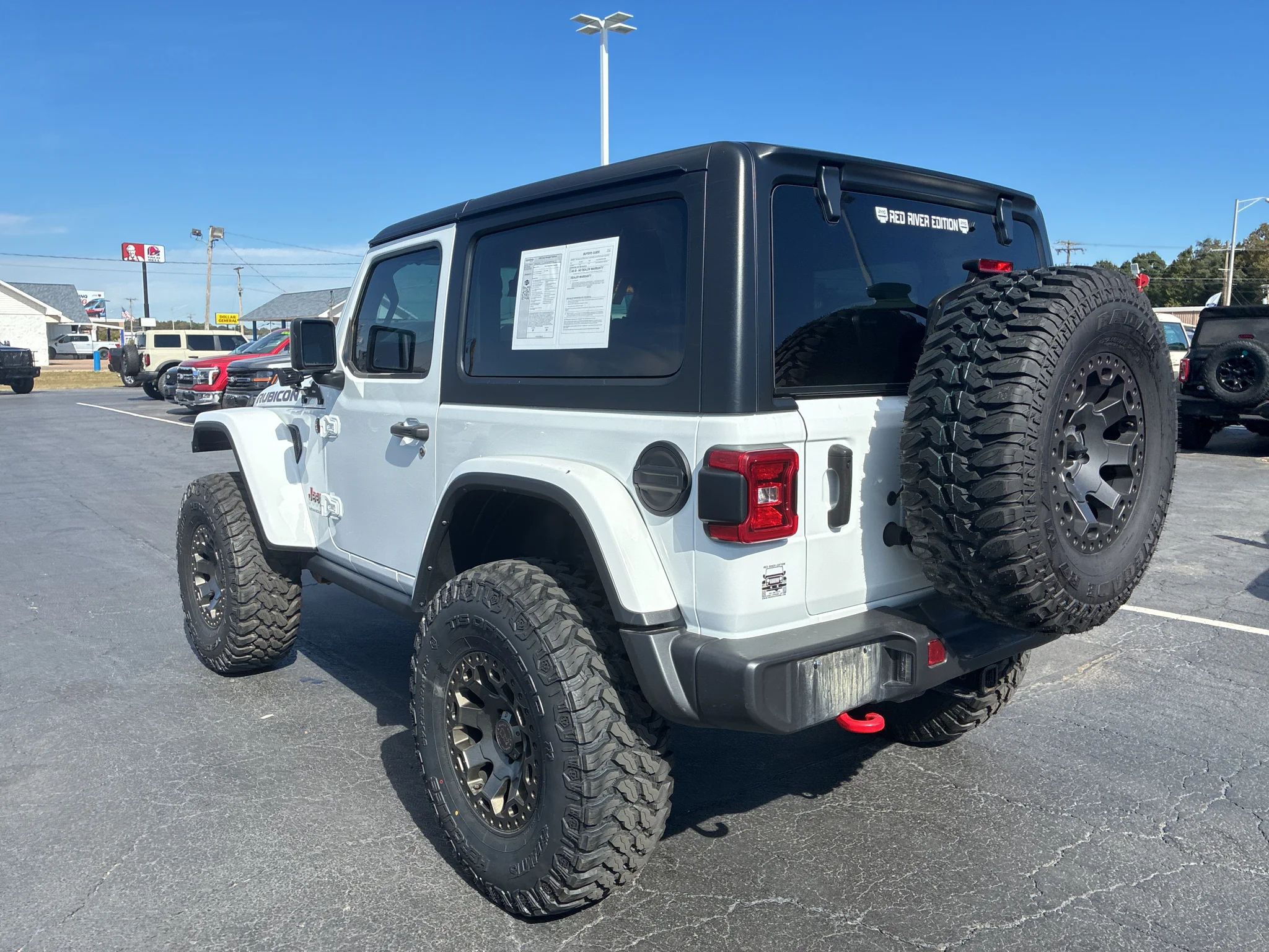 Used 2023 Bright White Clearcoat Jeep Rubicon image 7
