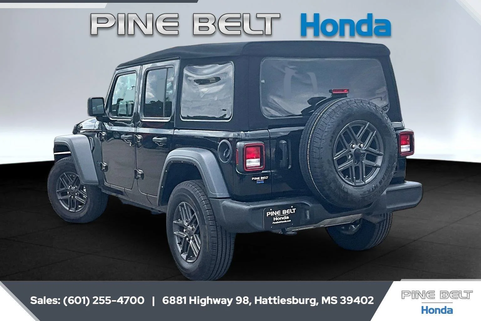 Used 2024 Black Clearcoat Jeep Sport S image 2
