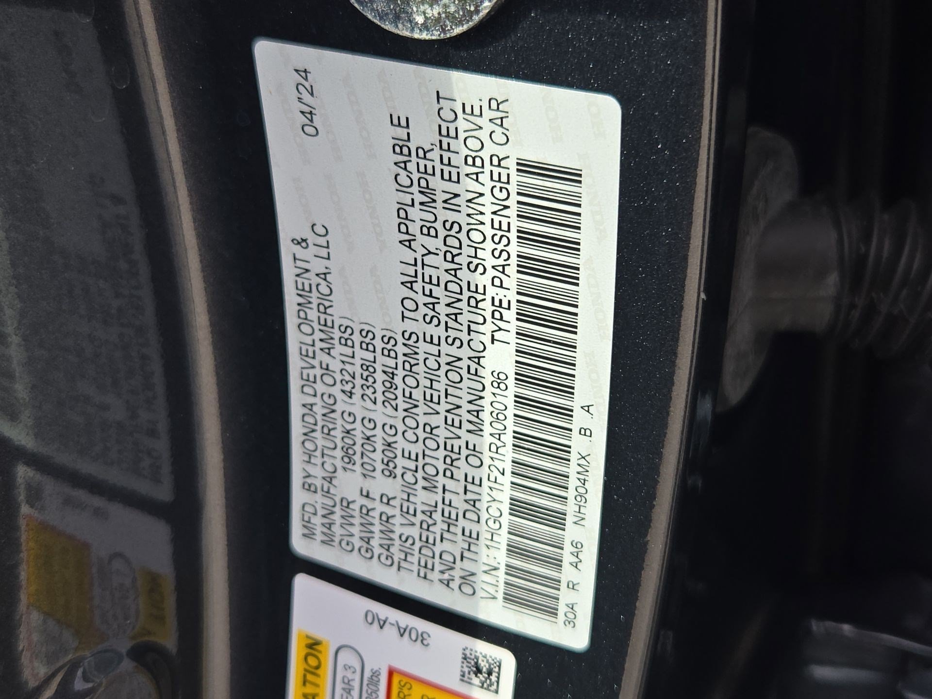 2024 Honda Accord LX - Photo 62