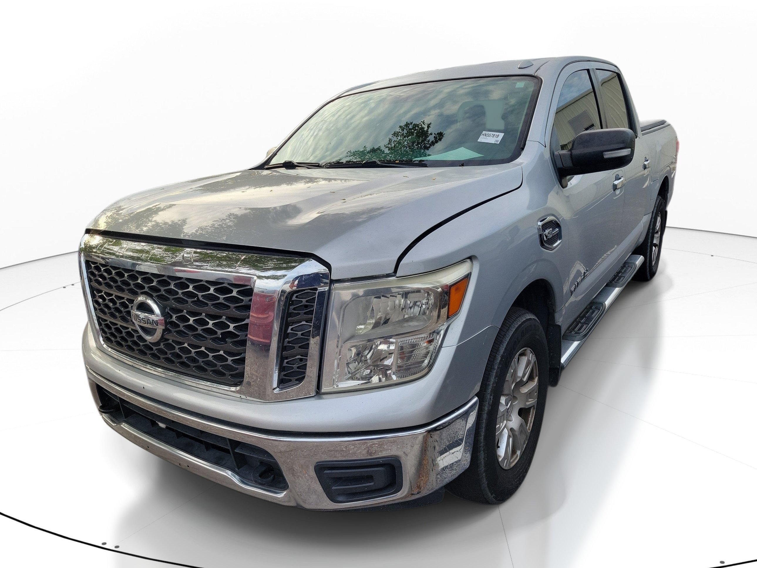 Used 2017 Brilliant Silver Metallic Nissan SV image 2