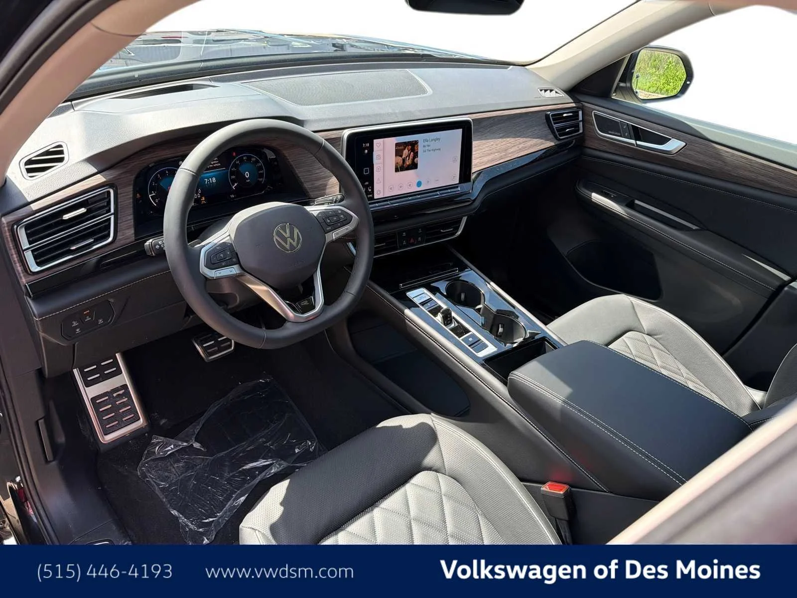 New 2026 Deep Black Pearl Volkswagen 2.0T SEL Premium R-Line image 2