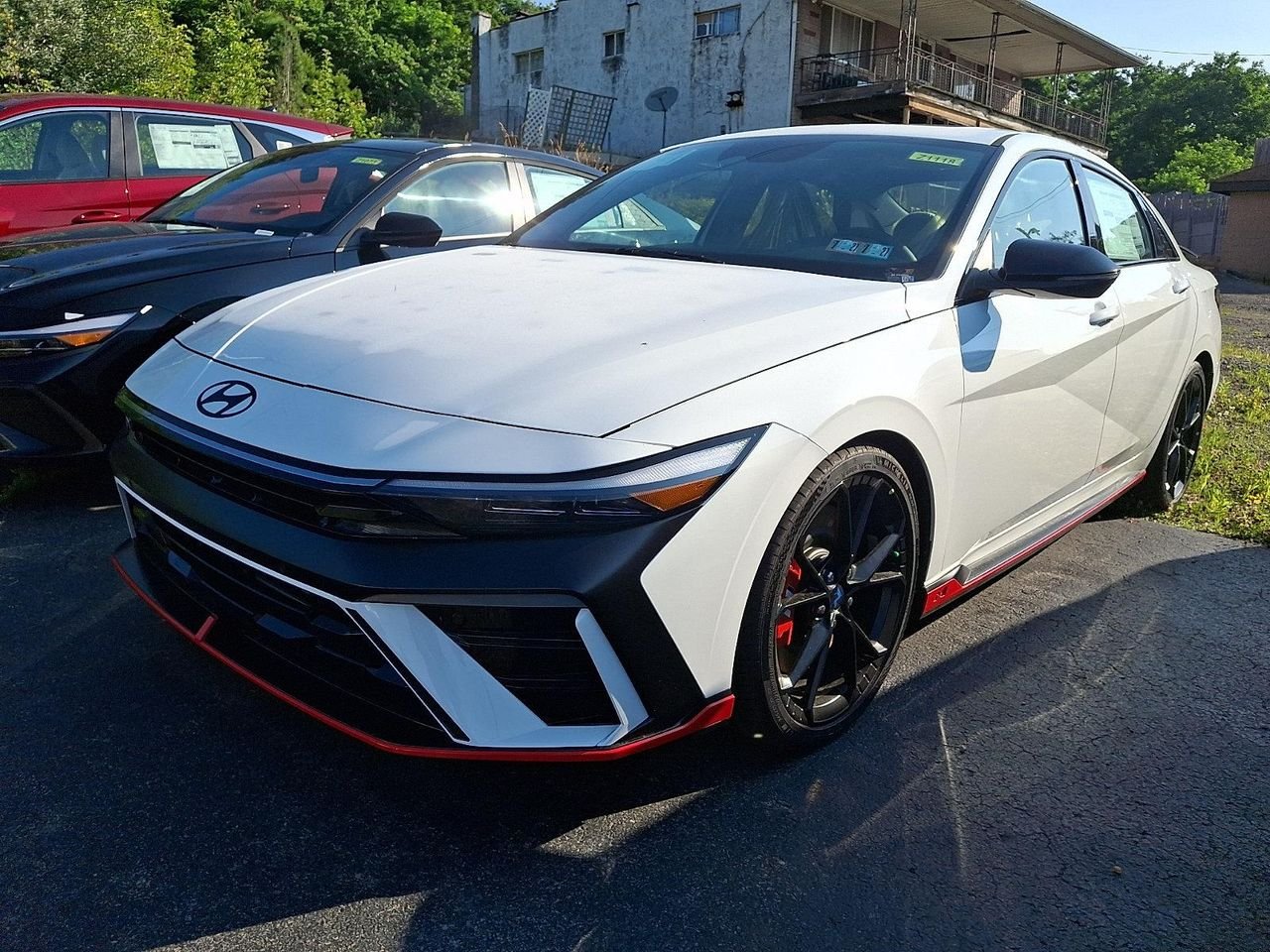 New 2026 Atlas White Hyundai Sedan image 3