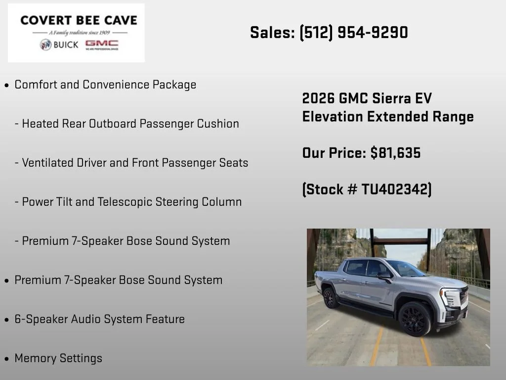 2026 GMC Sierra EV Elevation - Photo 30