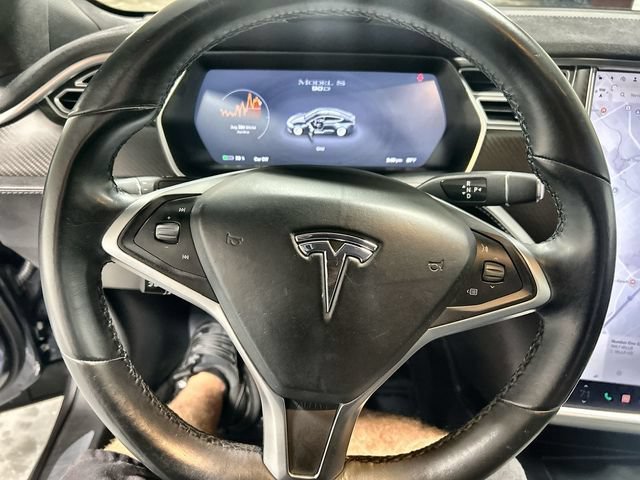 Used 2016 Gray Tesla 90D image 14