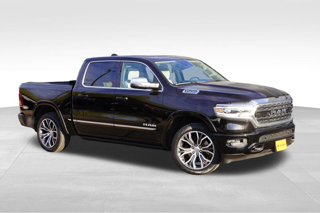 Certified Used 2024 Diamond Black Crystal Pearlcoat Ram Limited image 2