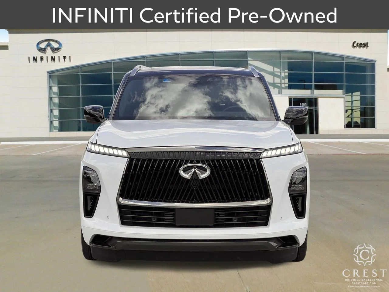 Certified Used 2026 Radiant White Black Obsidian INFINITI AUTOGRAPH image 10