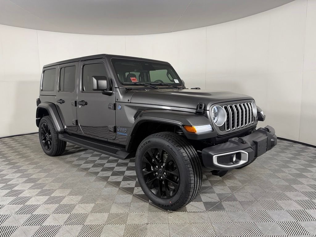 Certified Used 2025 Gray Jeep Sahara 4xe image 5