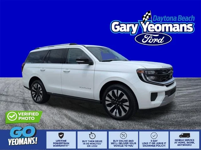 New 2026 Star White Metallic Tri-Coat Ford Platinum® image 1