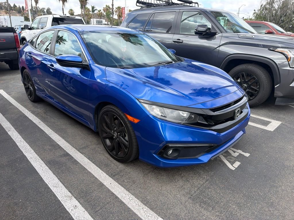Used 2021 Blue Honda Sport image 5