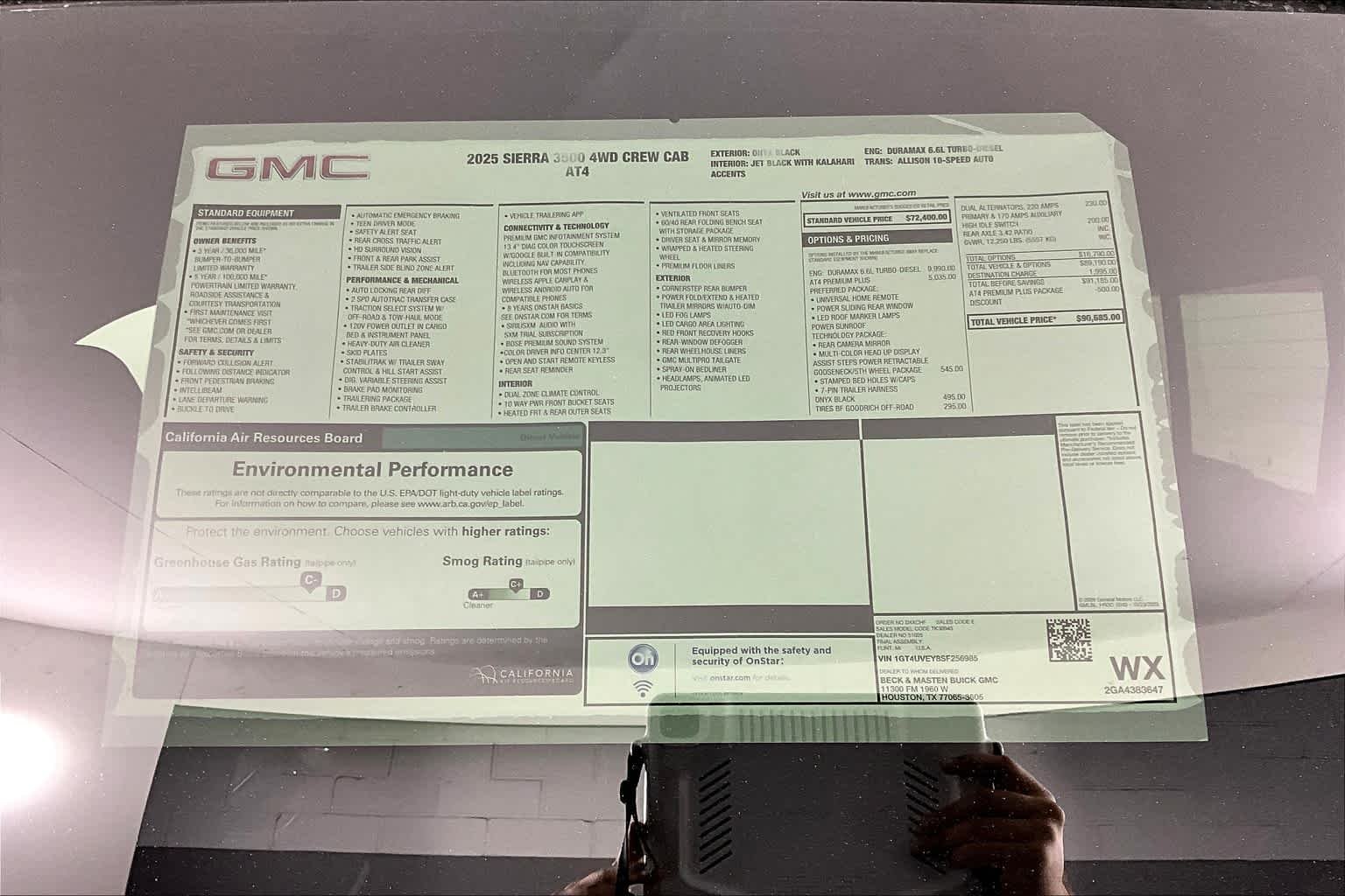Used 2025 Onyx Black GMC AT4 image 22