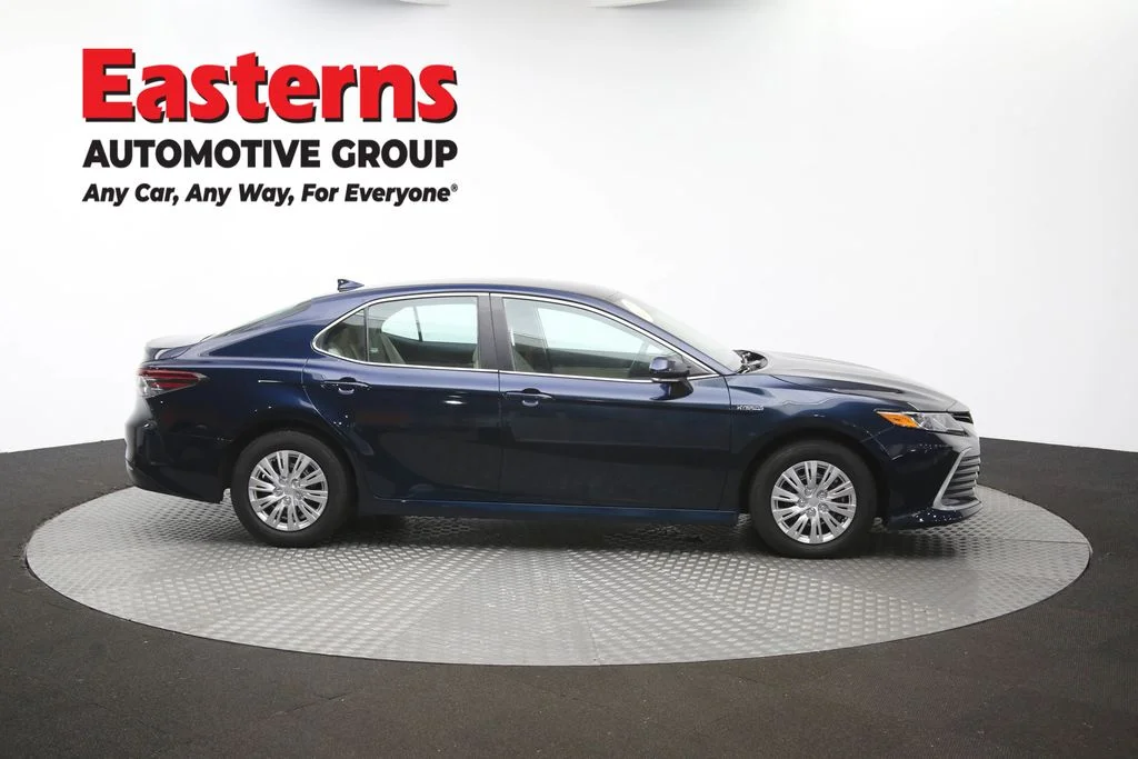 Used 2021 Blue Toyota LE image 44