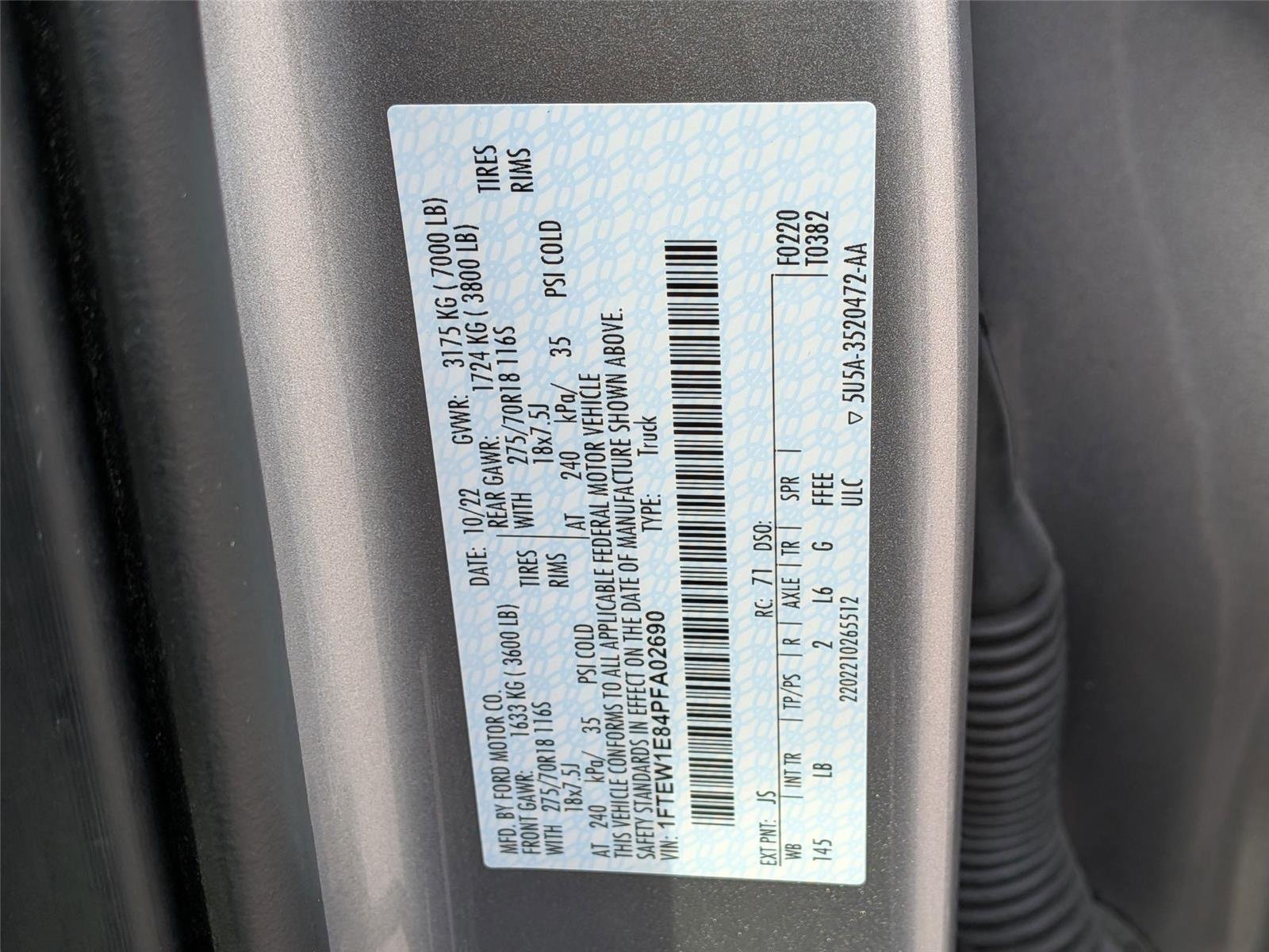 Used 2023 Iconic Silver Metallic Ford Tremor image 36
