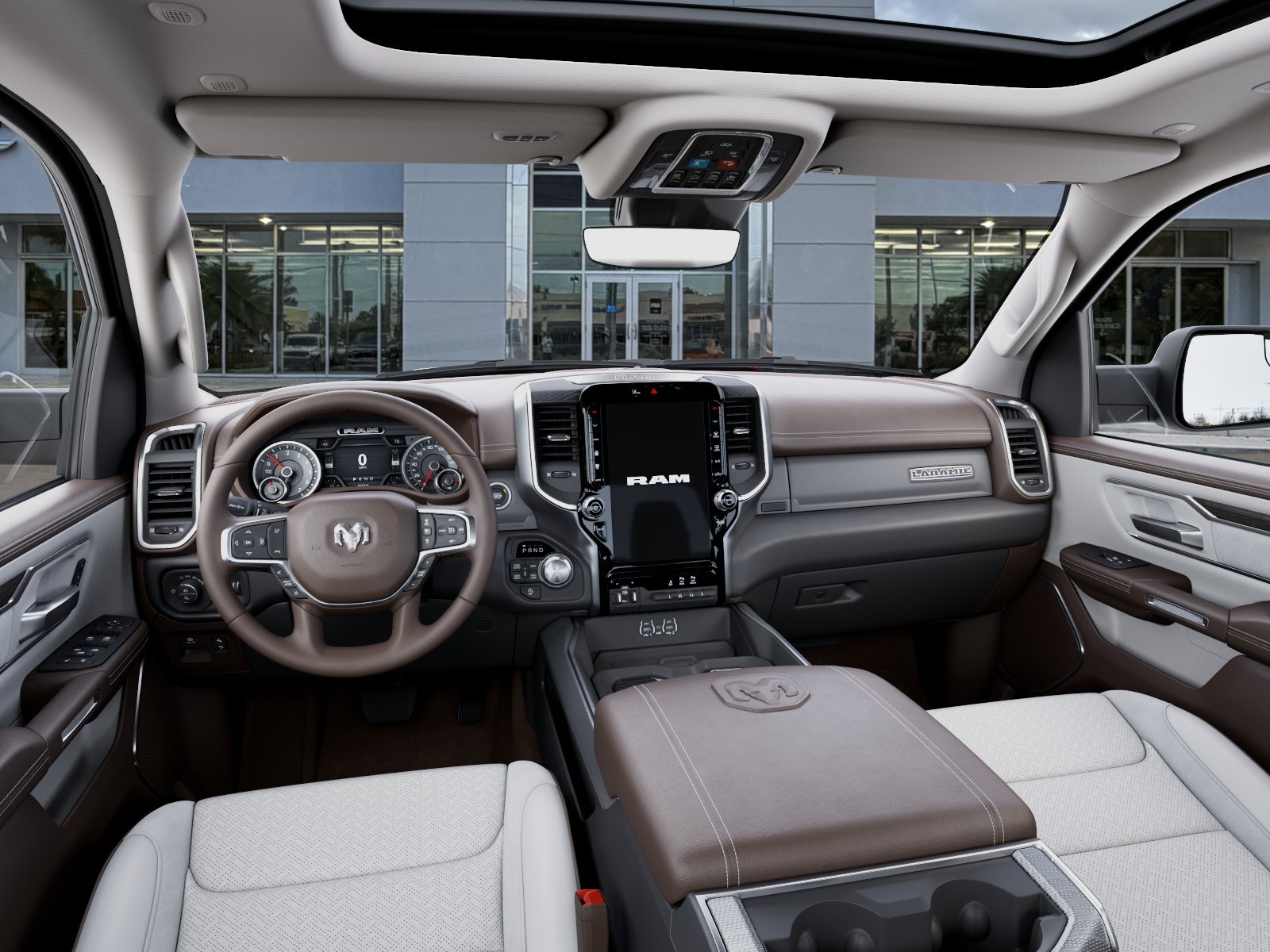New 2026 Molten Red Pearl-Coat Exterior Paint RAM Laramie image 47