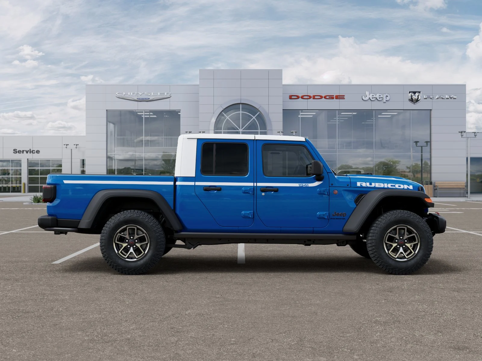 New 2026 Hydro Blue Pearl-Coat Exterior Paint Jeep Rubicon image 51