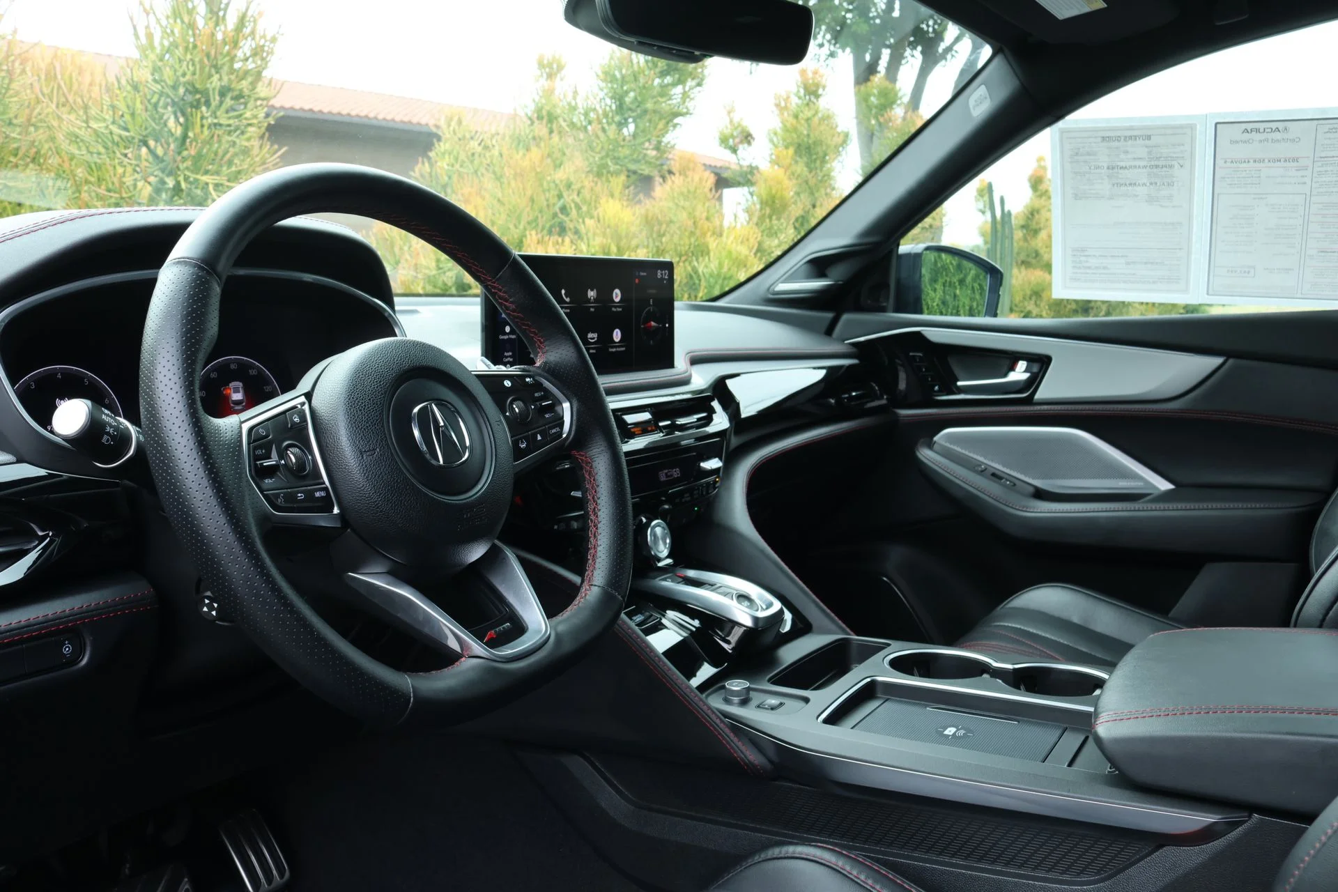 Certified Used 2026 Majestic Black Pearl Acura SH-AWD A-Spec with Advance Package image 7