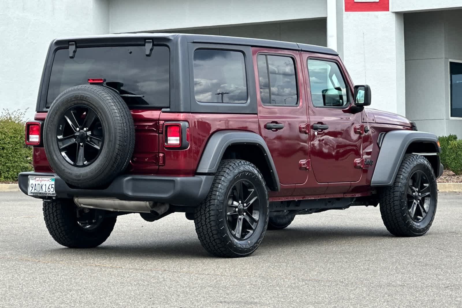 Used 2022 Snazzberry Pearlcoat Jeep Unlimited Sport Altitude image 2