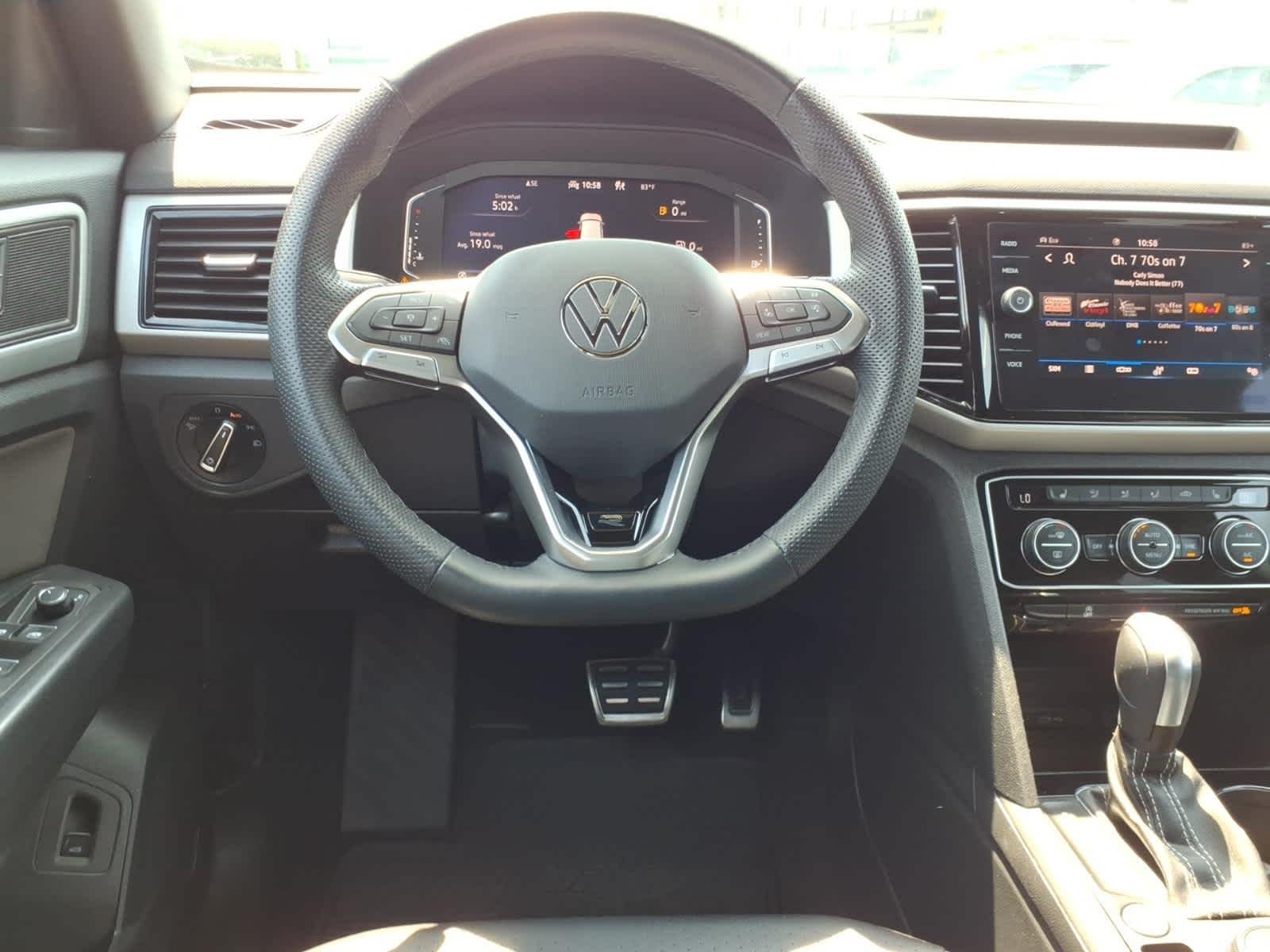 Certified Used 2023 Pure Gray Volkswagen 3.6L V6 SEL R-Line Black image 14