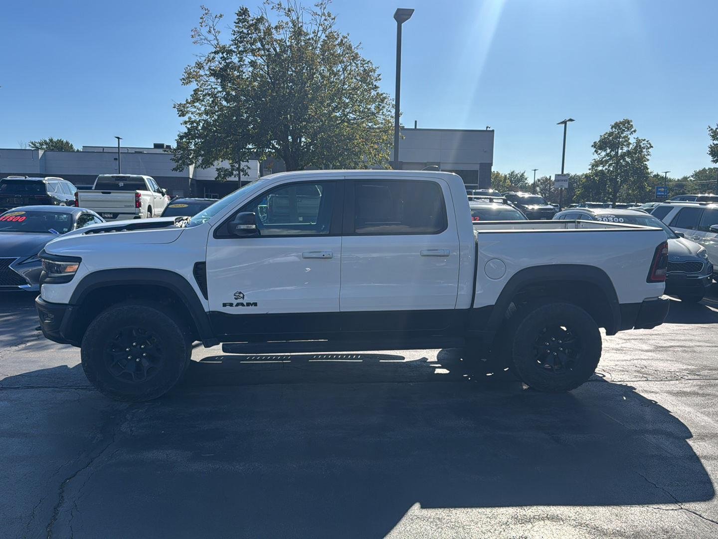 Used 2021 Bright White Clearcoat Ram TRX image 6