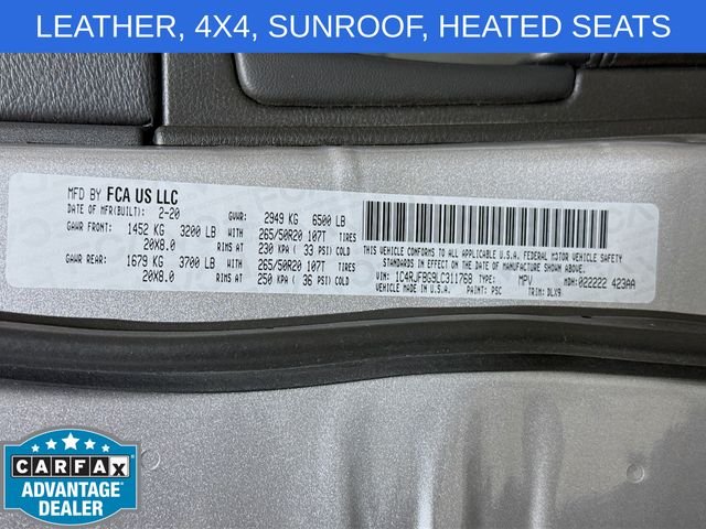 Used 2020 Silver Jeep Limited image 33