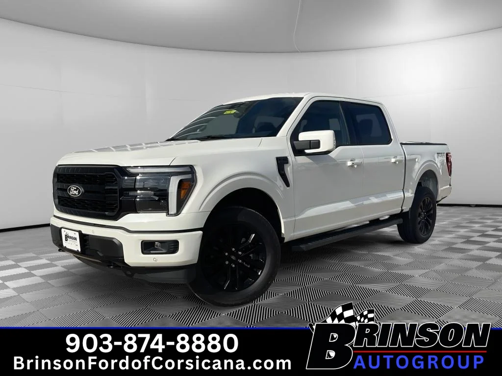 New 2026 Star White Metallic Tri-Coat Ford Lariat® image 1