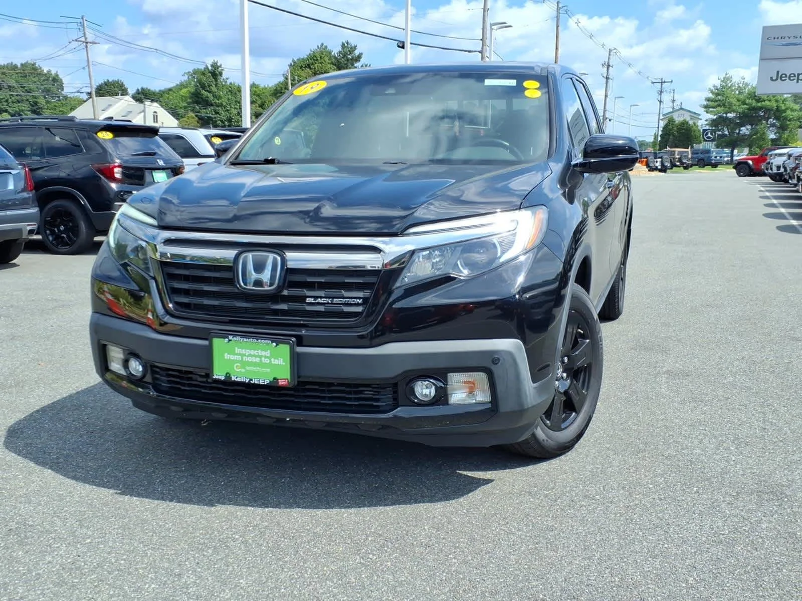 Used 2019 Crystal Black Pearl Honda Black Edition image 2