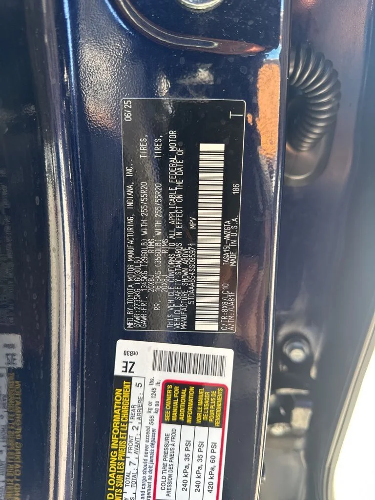 Used 2025 Blue Toyota Limited image 36