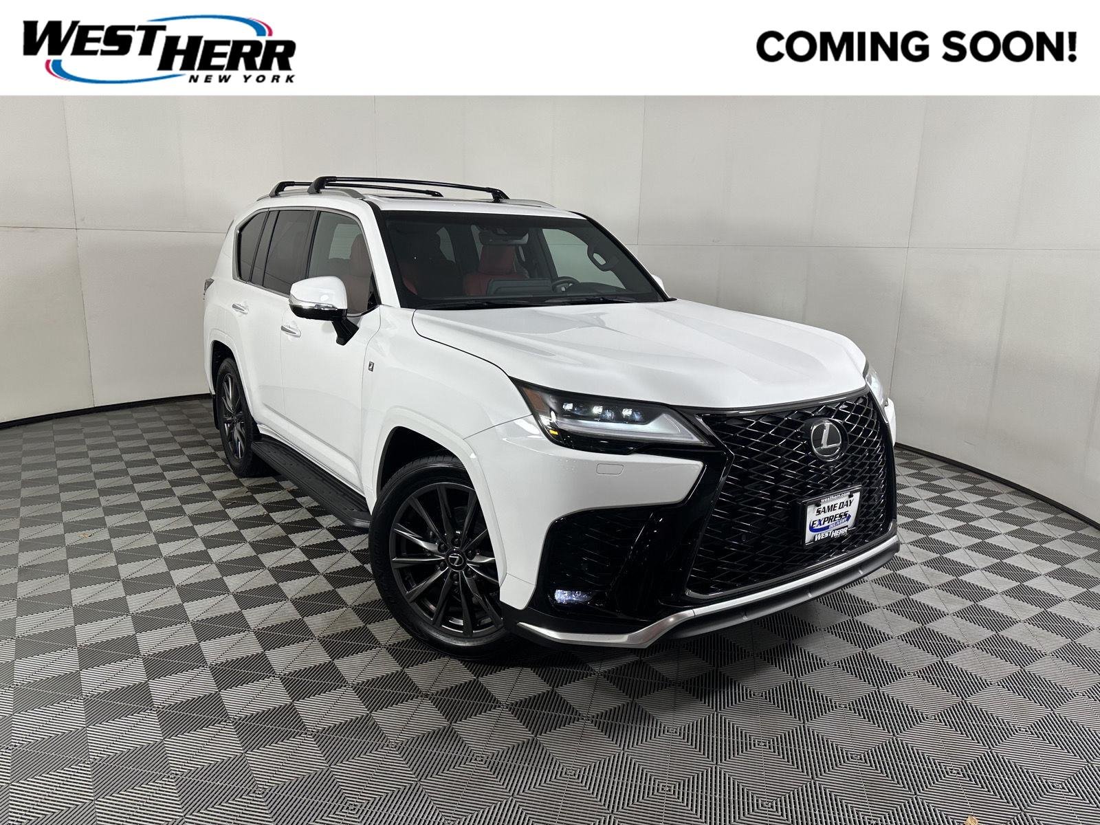 Used 2024 Ultra White Lexus LX 600 F SPORT image 1