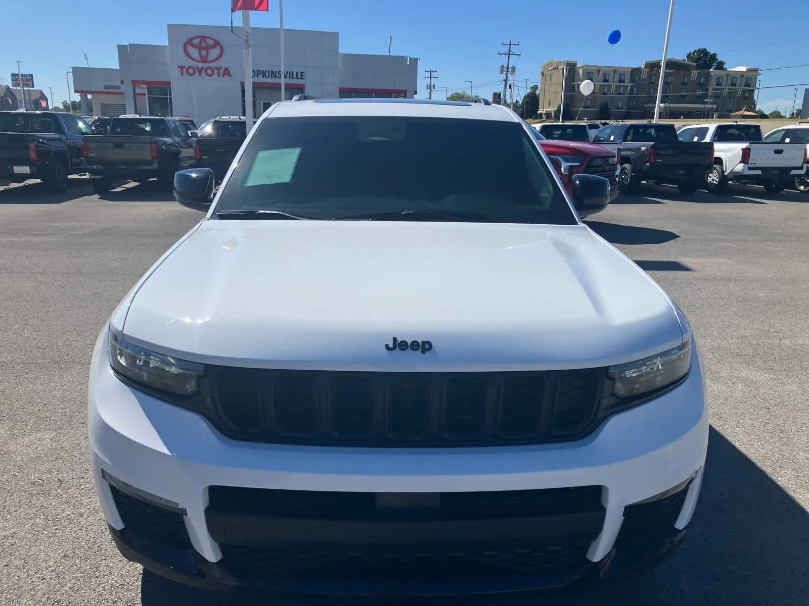 Used 2025 Bright White Clearcoat Jeep Limited image 2