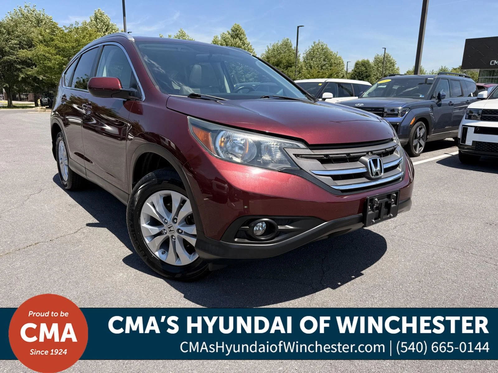 Used 2013 Basque Red Pearl II Honda EX-L image 1