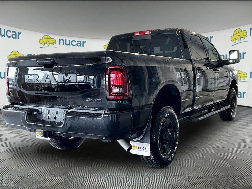 New 2026 Diamond Black Crystal Pearlcoat Ram Tradesman image 6