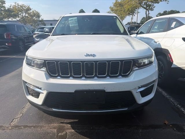 Used 2023 Bright White Clearcoat Jeep Limited image 2