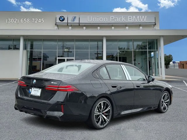 New 2027 Black Sapphire Metallic BMW 540i xDrive image 4