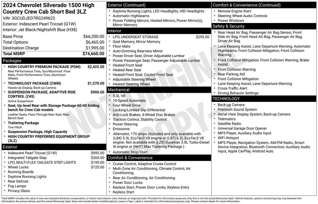 Used 2024 Beige Chevrolet High Country image 41