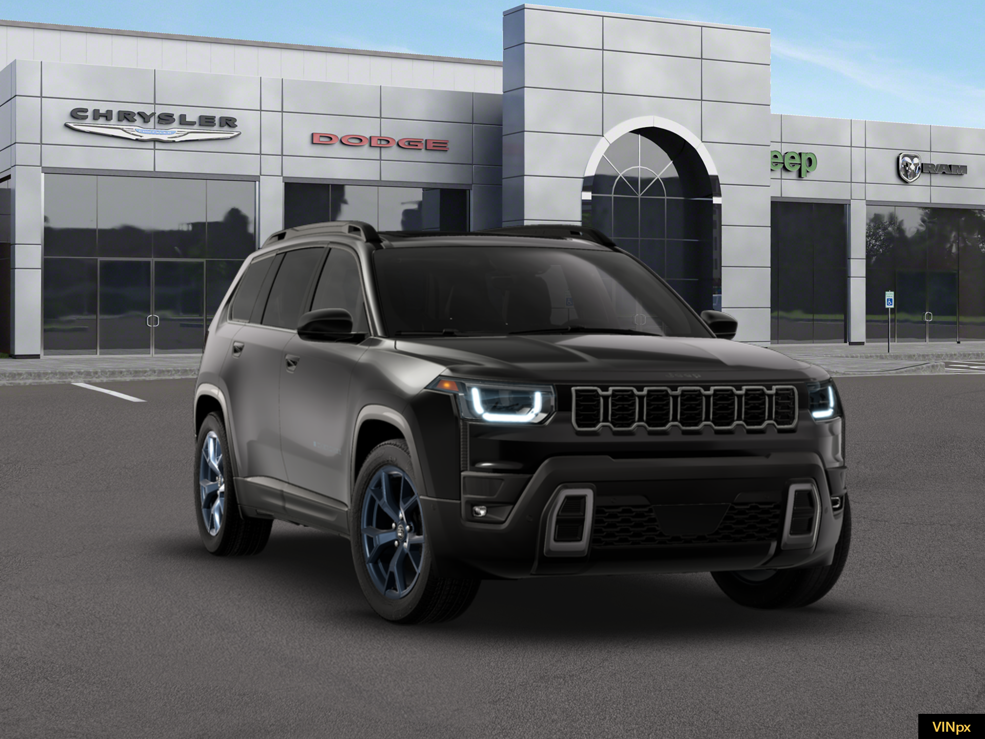New 2026 Diamond Black Crystal Pearl-Coat Exterior Paint Jeep 85th Anniversary 4x4 image 28