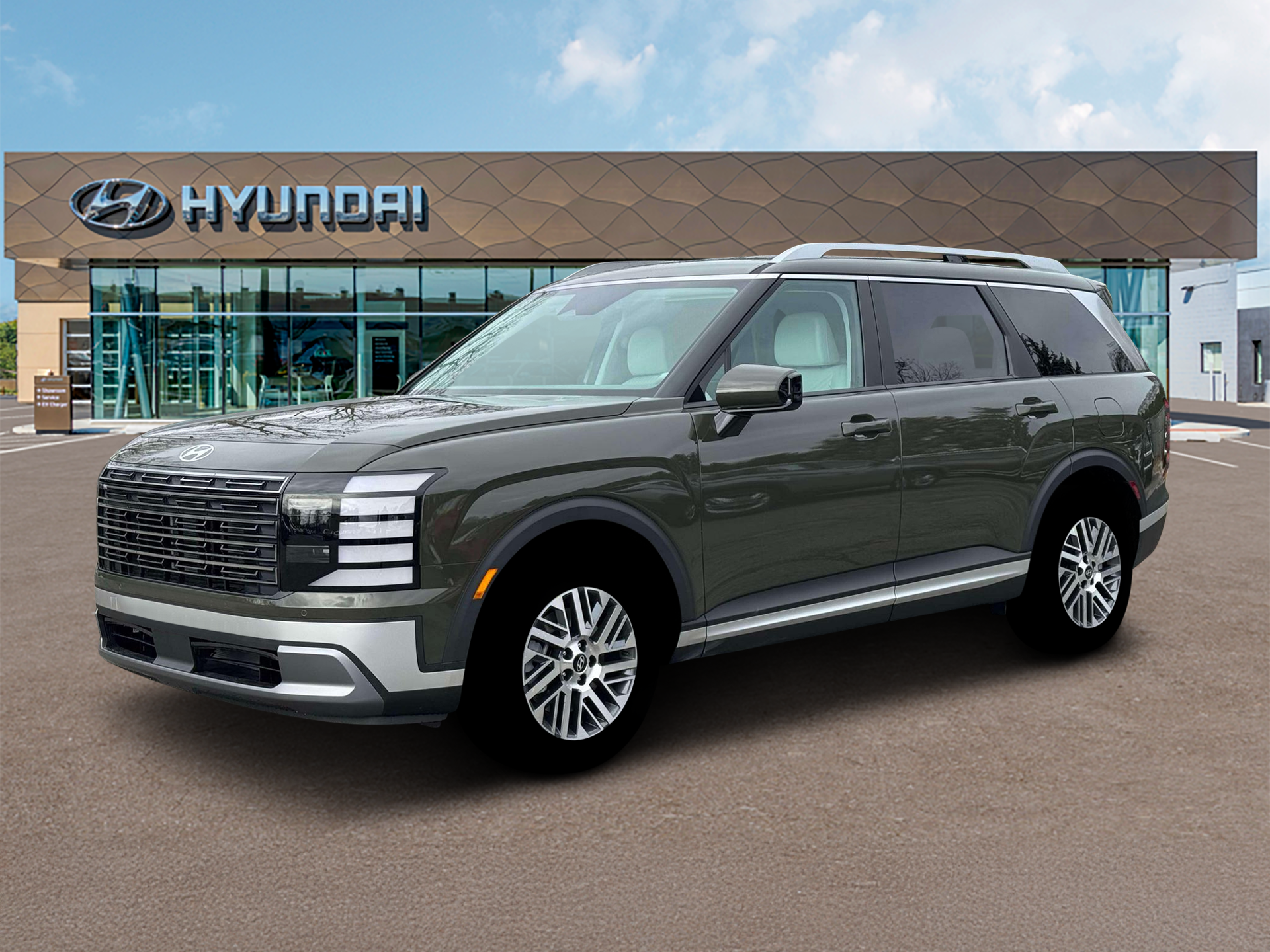 New 2026 Titan Green Hyundai SEL AWD image 2