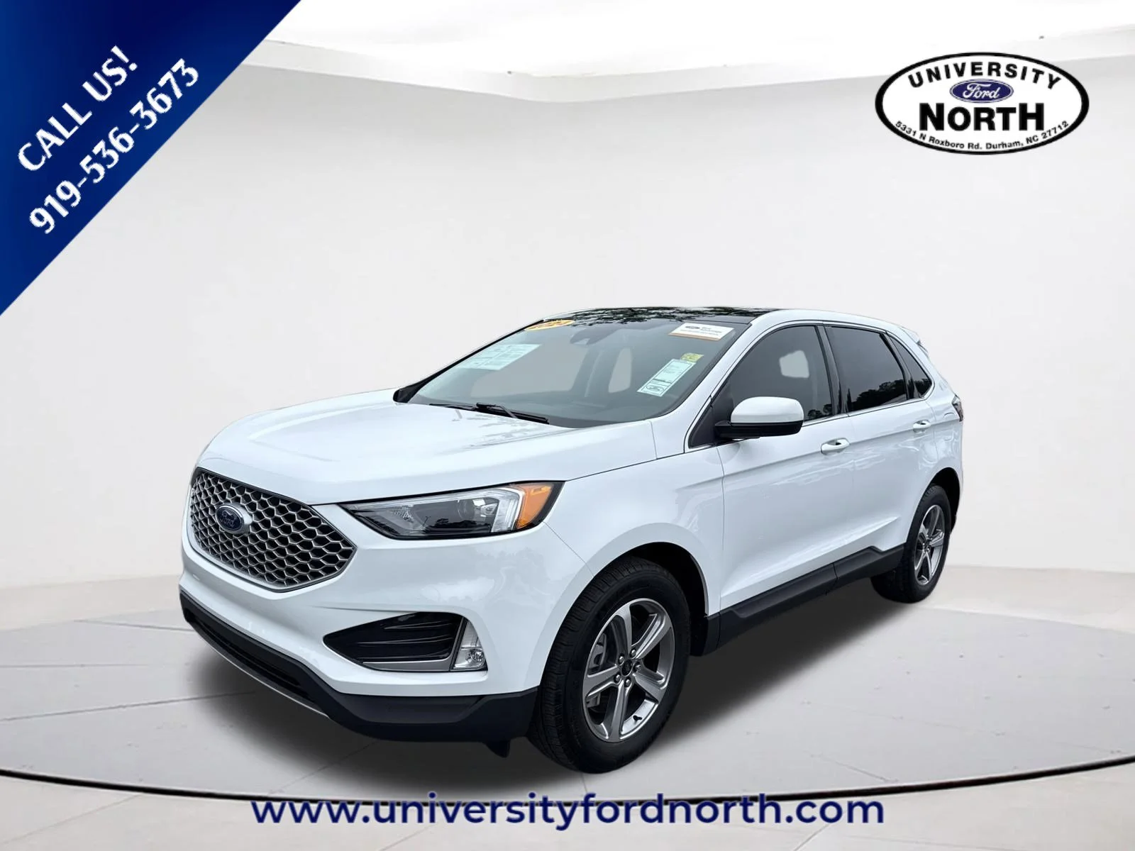 Used 2024 Oxford White Ford SEL image 3