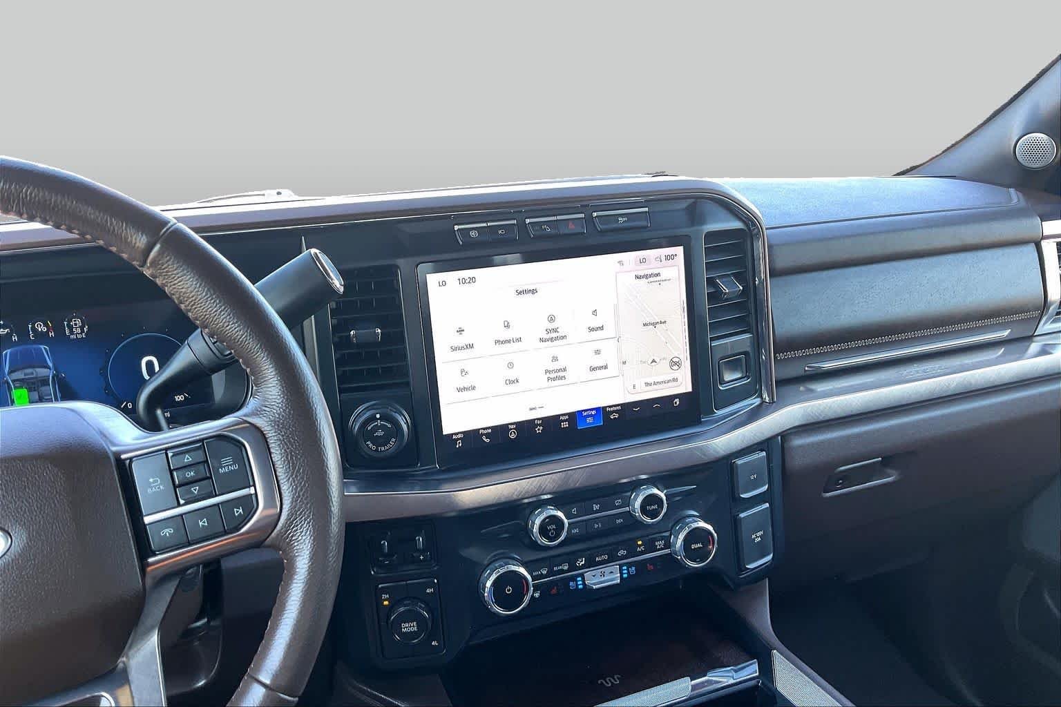 Used 2023 Star White Metallic Tri-Coat/Stone Gray Ford King Ranch image 7