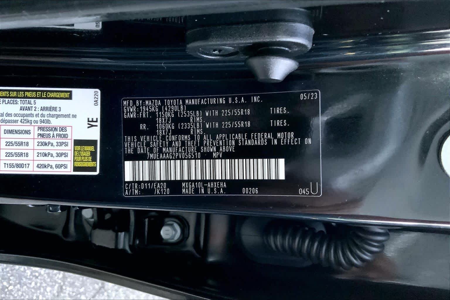Used 2023 Jet Black Toyota XLE image 31