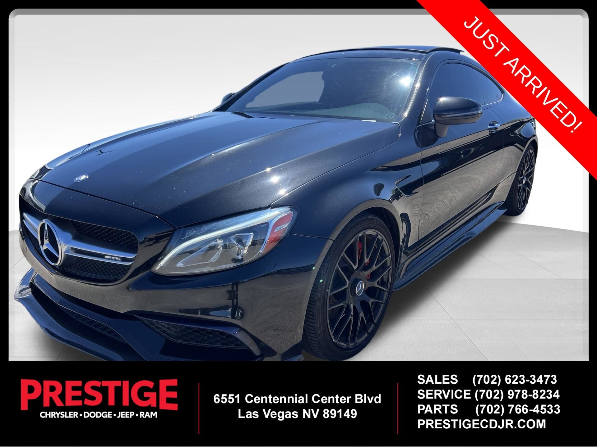 Used 2017 Black Mercedes-Benz C 63 S AMG® image 1