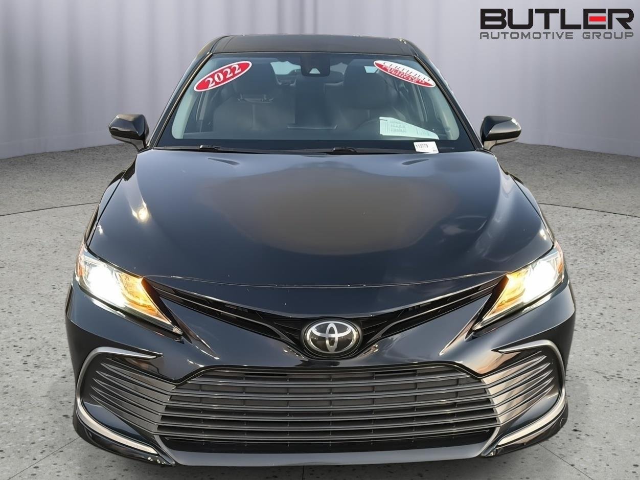 Certified Used 2022 Midnight Black Metallic Toyota LE image 9