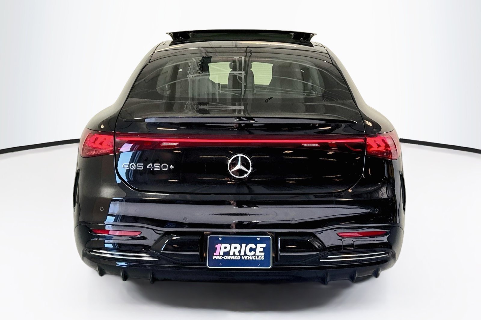 Certified Used 2022 Obsidian Black Metallic Mercedes-Benz EQS 450+ image 6